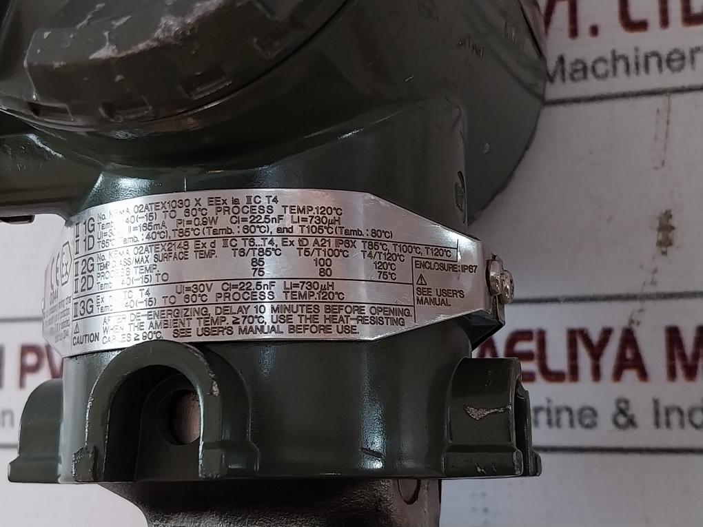 Yokogawa Eja110A Differential Pressure Transmitter 10.5-30(42) Vdc