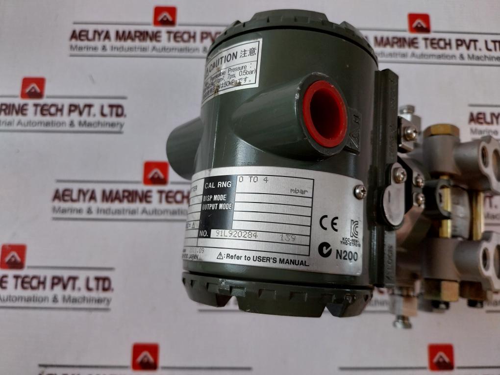 Yokogawa EJA120A Differential Pressure Transmitter 91L920284 139