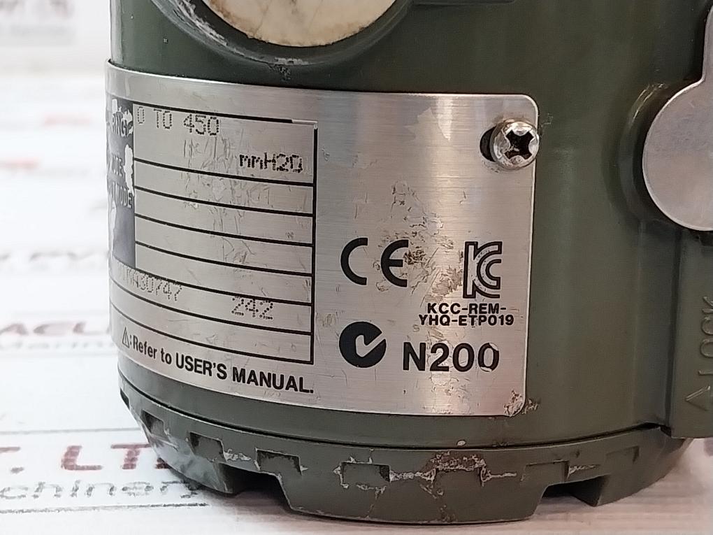 Yokogawa Eja110A-ems5A-64Dn Dpharp Transmitter 4-20Ma Dc 16