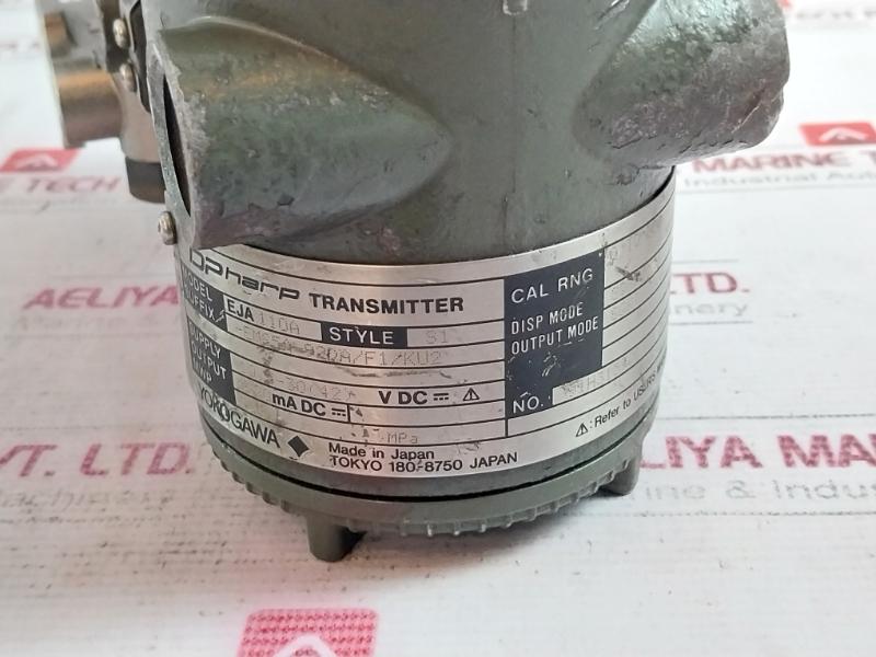 Yokogawa Eja110A-ems5A-92Da/F1/Ku2 Dpharp S1 Pressure Transmitter 10.5-30 Vdc