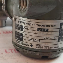 Yokogawa Eja110A -ems5A-92Da/F1/Ku2 Dpharp Transmitter 16 Mpa Process