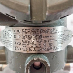 Yokogawa Eja110A Differential Pressure Transmitter 0 To 2500 Mmh2O 82-ft-1202B