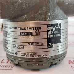 Yokogawa Eja110A Differential Pressure Transmitter 0 To 2500 Mmh2O 82-ft-1202B