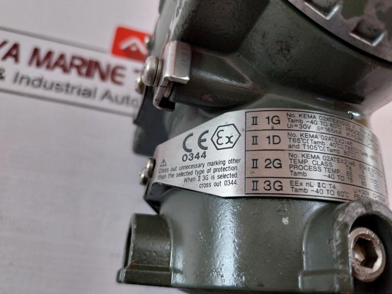 Yokogawa Eja110A Differential Pressure Transmitter 16 Mpa 4-20Ma 30V 165Ma 0.9W