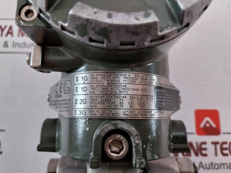 Yokogawa Eja110A Differential Pressure Transmitter 16 Mpa 4-20Ma 30V 165Ma 0.9W