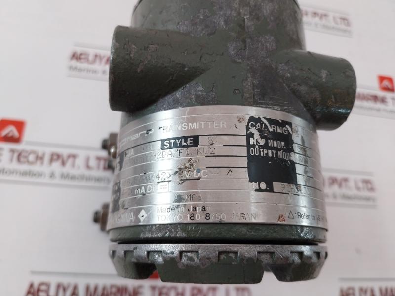 Yokogawa Eja110A Differential Pressure Transmitter 16 Mpa 4-20Ma 30V 165Ma 0.9W