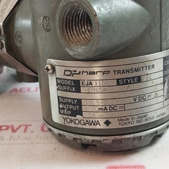 Yokogawa Eja110A Differential Pressure Transmitter 30V 10.5-30(42) Vdc 0.9W