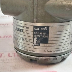 Yokogawa Eja110A Differential Pressure Transmitter 30V 10.5-30(42) Vdc 0.9W
