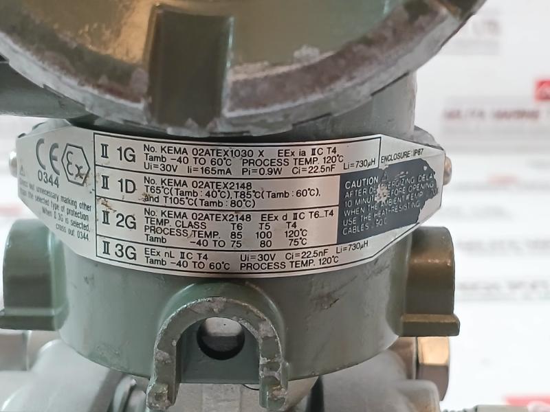 Yokogawa Eja110A Differential Pressure Transmitter 4-20Ma Dc 16 Mpa