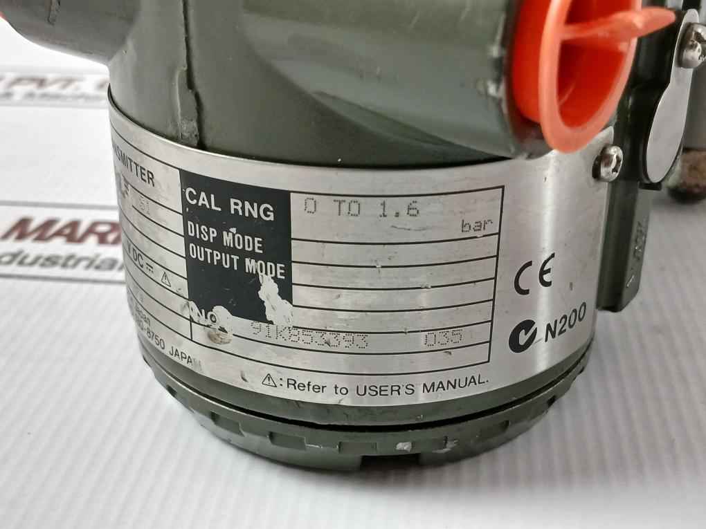 Yokogawa Eja 110a Dpharp Differential Pressure Transmitter 0 To 1.6 Bar