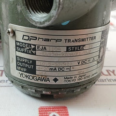 Yokogawa Eja110A Dpharp Differential Pressure Transmitter 4-20Ma Dc 16 Mpa