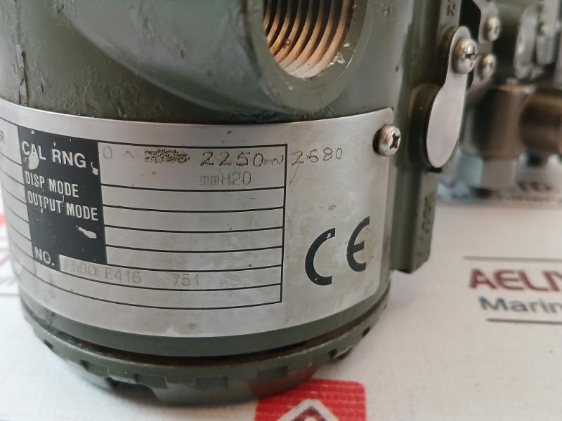 Yokogawa Eja118W Dpharp Pressure Transmitter Dmsa1Eb-aa03-92Da/T/Ff1 24V Dc 4-20Ma