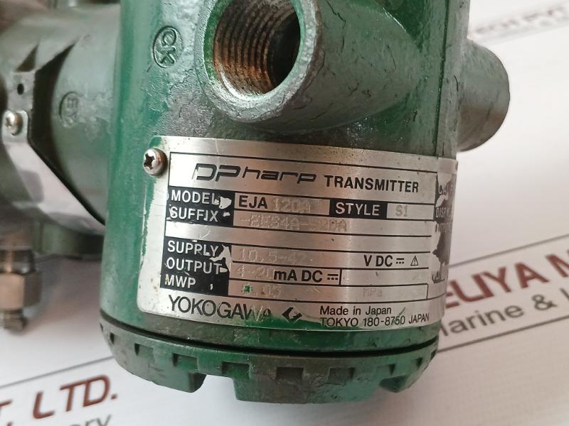 Yokogawa Eja120A-ees4A-92Da S1 Dpharp Transmitter 4-20Ma 10.5-42Vdc