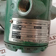 Yokogawa Eja120A-ees4A-92Da S1 Dpharp Transmitter 4-20Ma 10.5-42Vdc