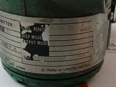 Yokogawa Eja120A-ees4A-92Da S1 Dpharp Transmitter 4-20Ma 10.5-42Vdc