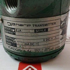 Yokogawa Eja120A-ees4A-92Da S1 Dpharp Transmitter 4-20Ma 10.5-42Vdc
