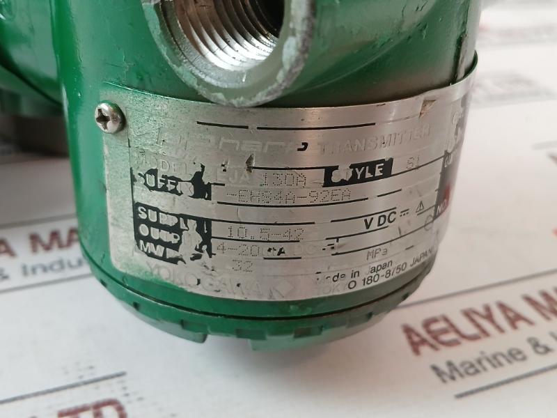 Yokogawa Eja130A Differential Pressure Transmitter 91Jc11215 002 10.5-42Vdc