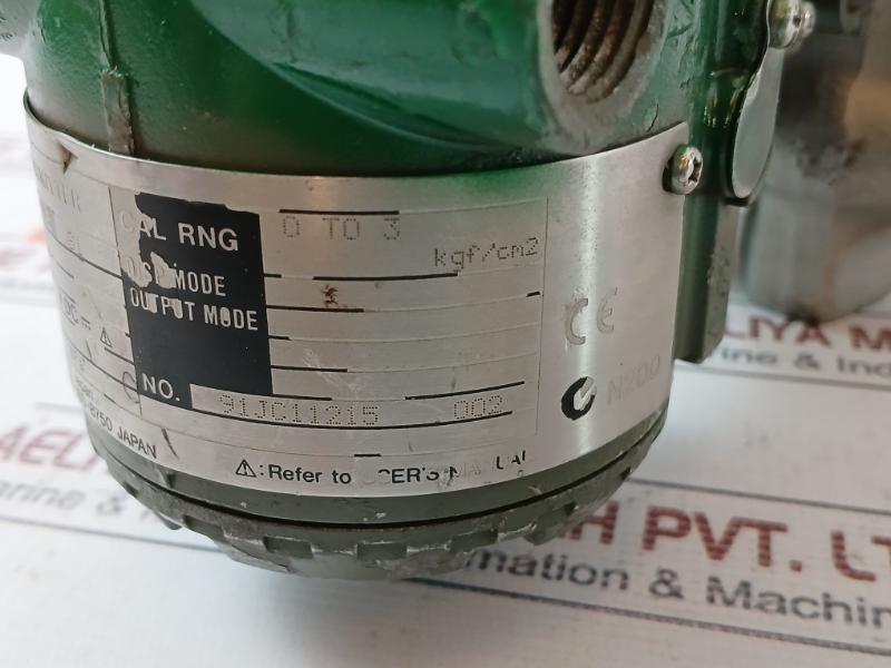 Yokogawa Eja130A Differential Pressure Transmitter 91Jc11215 002 10.5-42Vdc