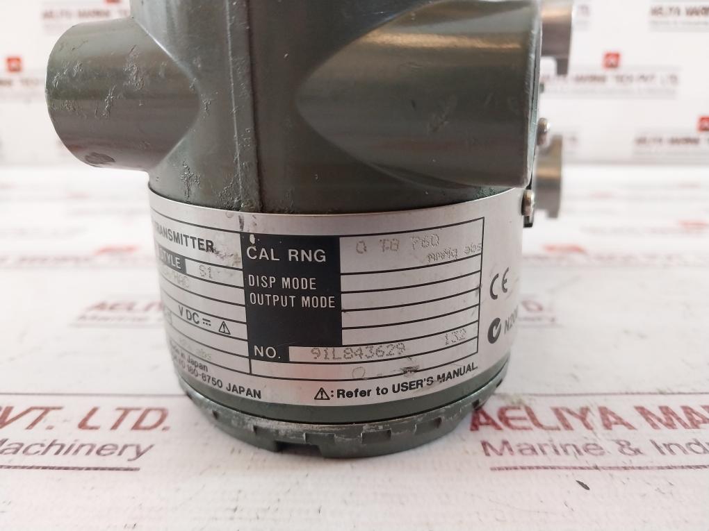 Yokogawa Eja310A Dpharp Pressure Transmitter 10.5-42Vdc 4-20Ma Dc