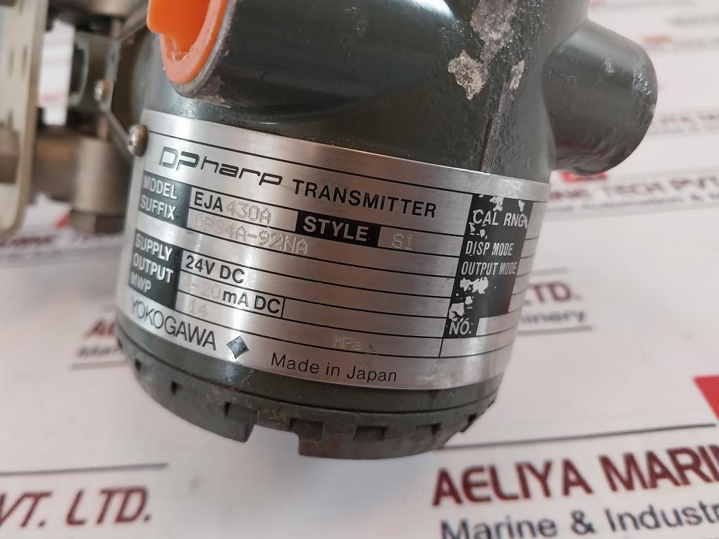 Yokogawa EJA430A Dpharp Pressure Transmitter 24Vdc
