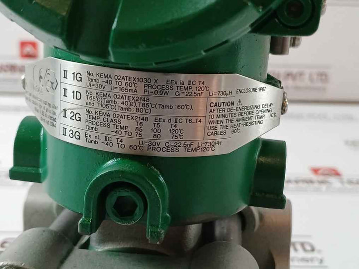 Yokogawa Eja 430A Dpharp Pressure Transmitter 3 Mpa 4–20Ma Dc Ip67