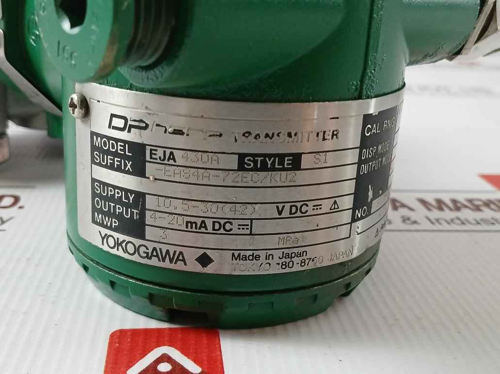 Yokogawa Eja 430A Dpharp Pressure Transmitter 3 Mpa 4–20Ma Dc Ip67