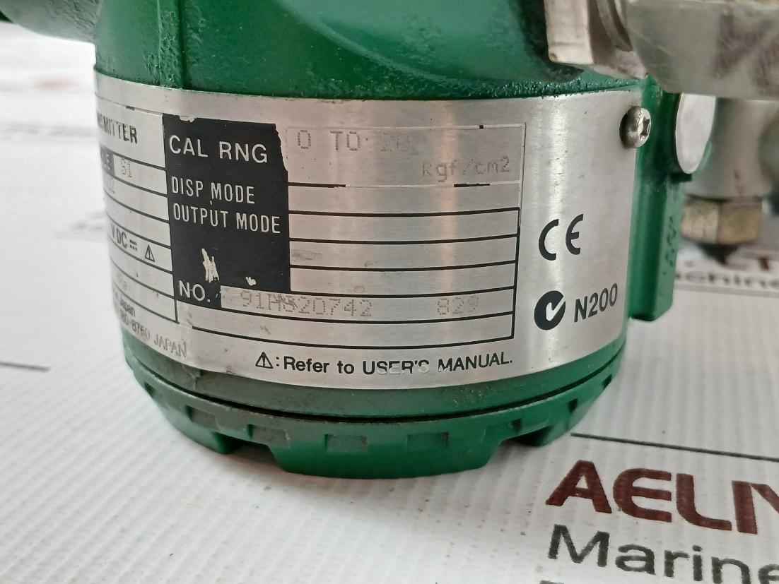 Yokogawa Eja 430A Dpharp Pressure Transmitter 3 Mpa 4–20Ma Dc Ip67