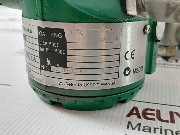 Yokogawa Eja 430A Dpharp Pressure Transmitter 3 Mpa 4–20Ma Dc Ip67