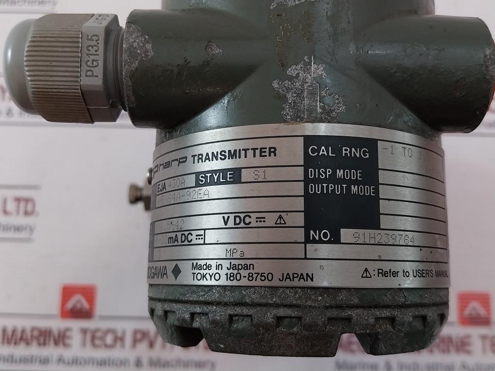 Yokogawa Eja430A Dpharp Transmitter 10.5-42V Dc