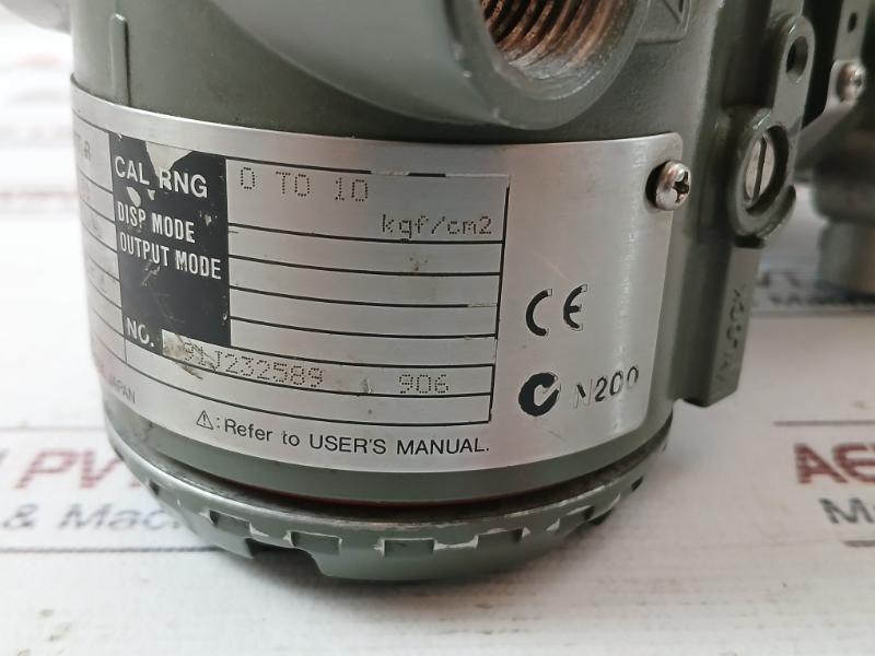 Yokogawa Eja430A Gauge Pressure Transmitter 4-20Ma 10.5-30Vdc 3Mpa