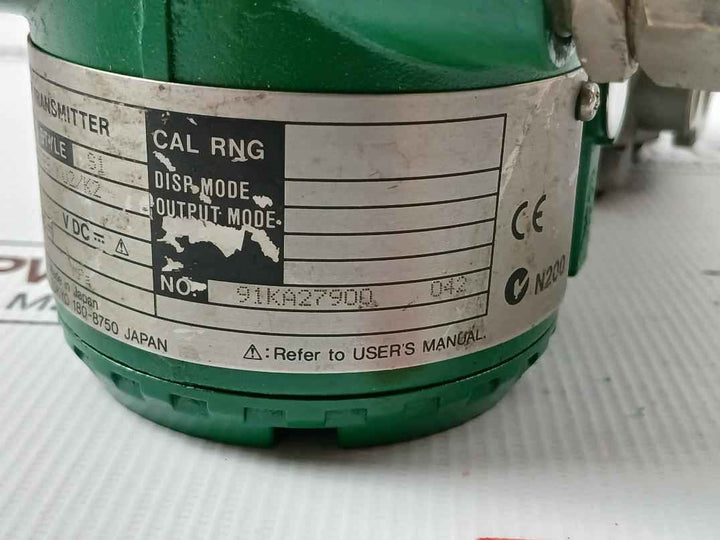 Yokogawa Eja 430A Gauge Pressure Transmitter 4-20Ma 3Mpa Pt-384133