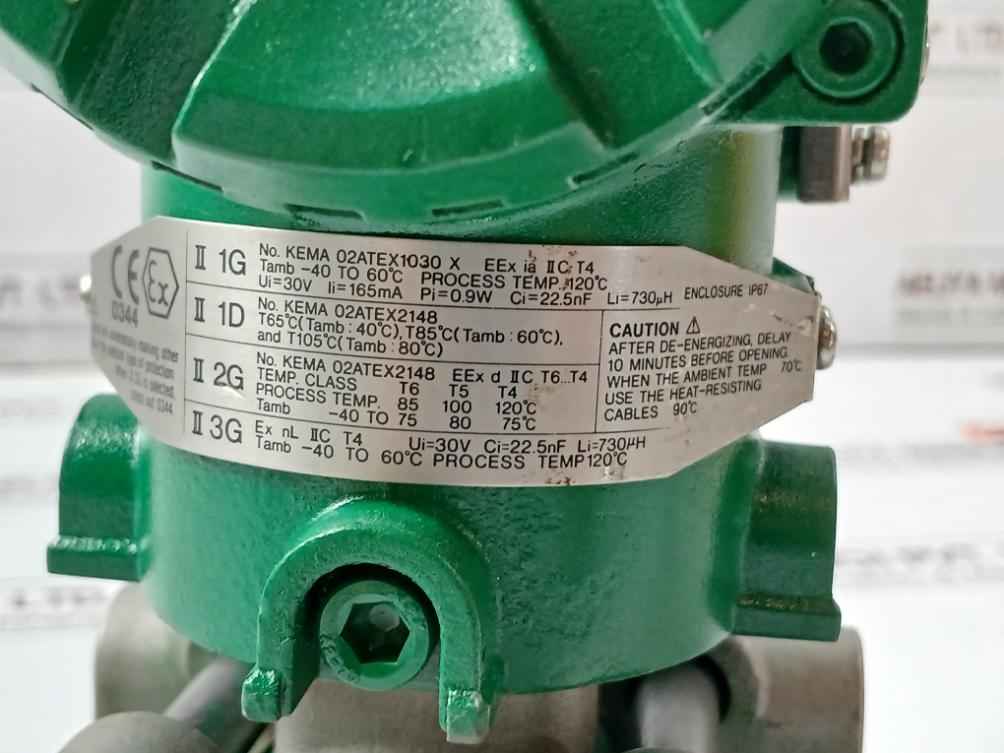 Yokogawa Eja 430A Gauge Pressure Transmitter 4-20Ma 3Mpa Pt-384133