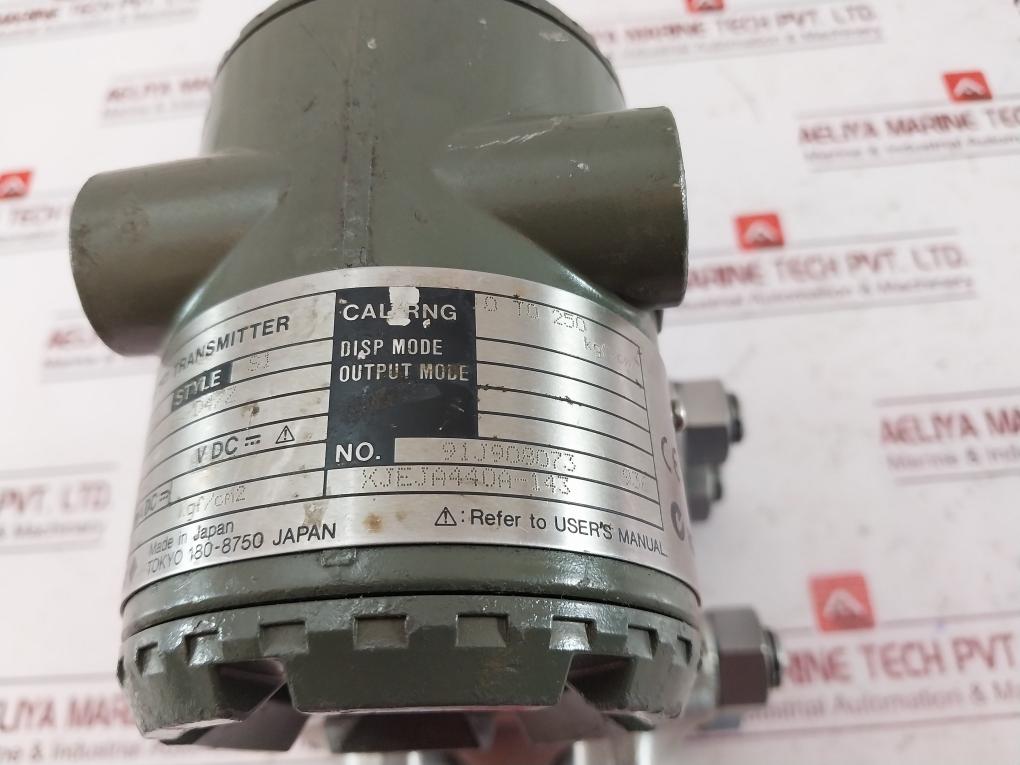 Yokogawa Eja440A Dpharp Pressure Transmitter 91J908073 936 10.5-42 Vdc 4-20Ma Dc