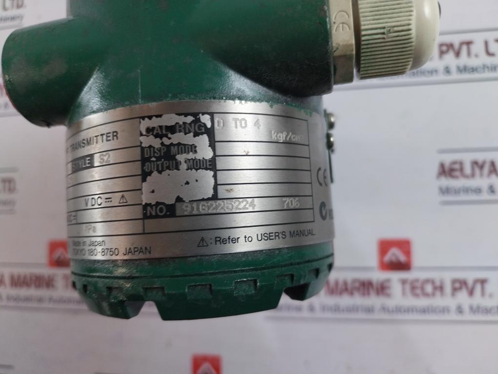 Yokogawa Eja530A Dpharp Pressure Transmitter 0 To 4 Kgf/Cm2