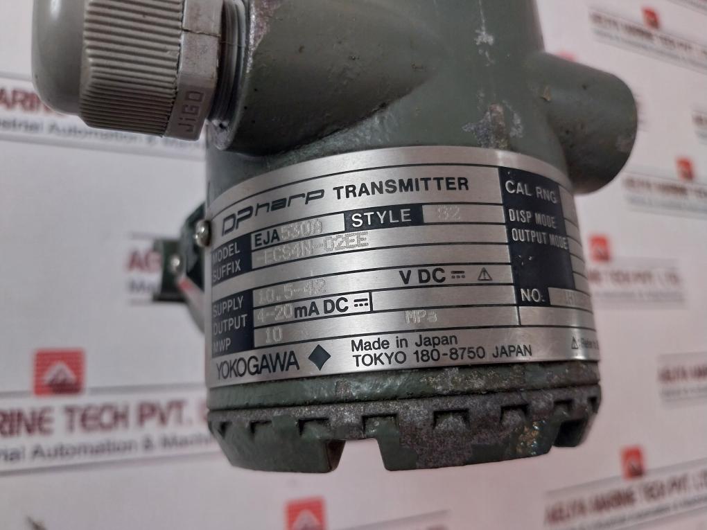 Yokogawa Eja530A Dpharp Transmitter 4-20 Ma Dc