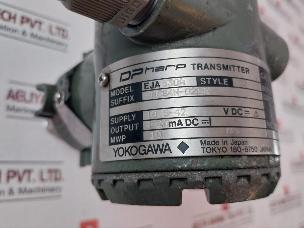 Yokogawa Eja530A Dpharp Transmitter 4-20 Ma Dc