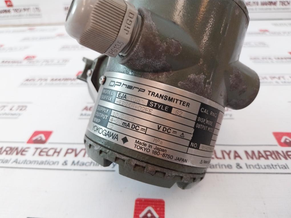 Yokogawa Eja530A Gauge Pressure Transmitter Output 4-20Ma Dc