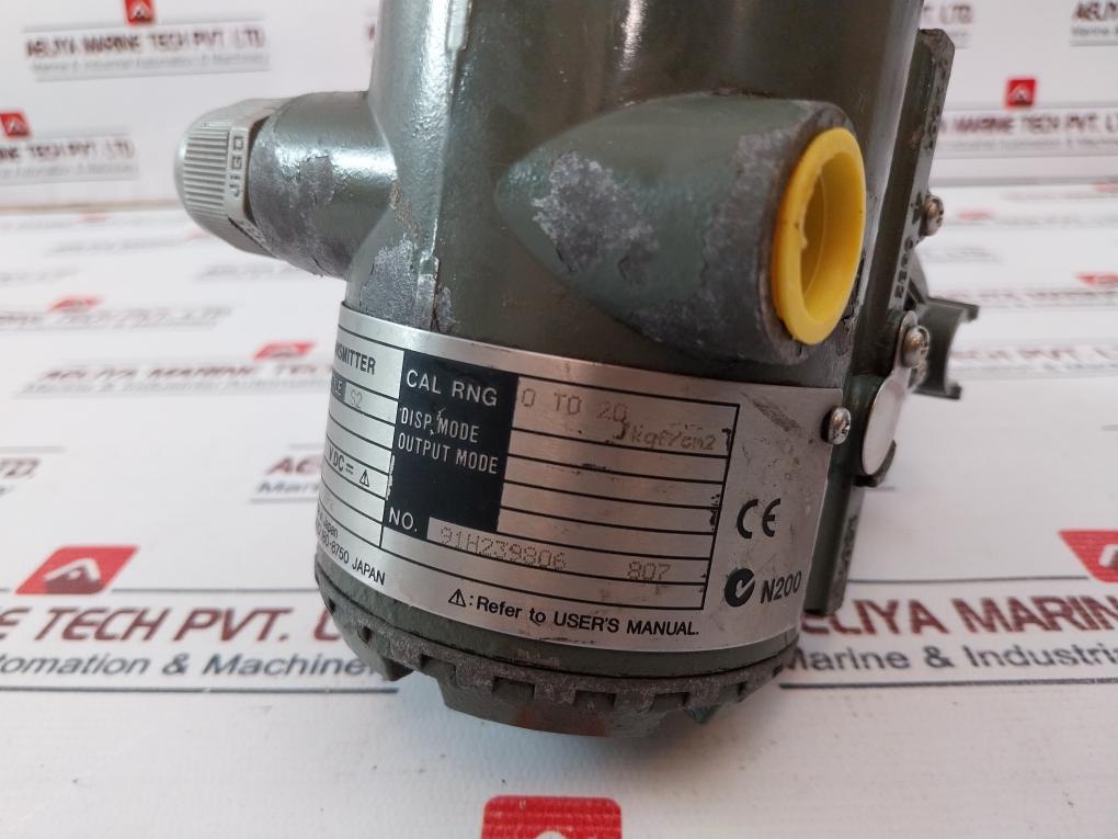 Yokogawa Eja530A Gauge Pressure Transmitter Output 4-20Ma Dc