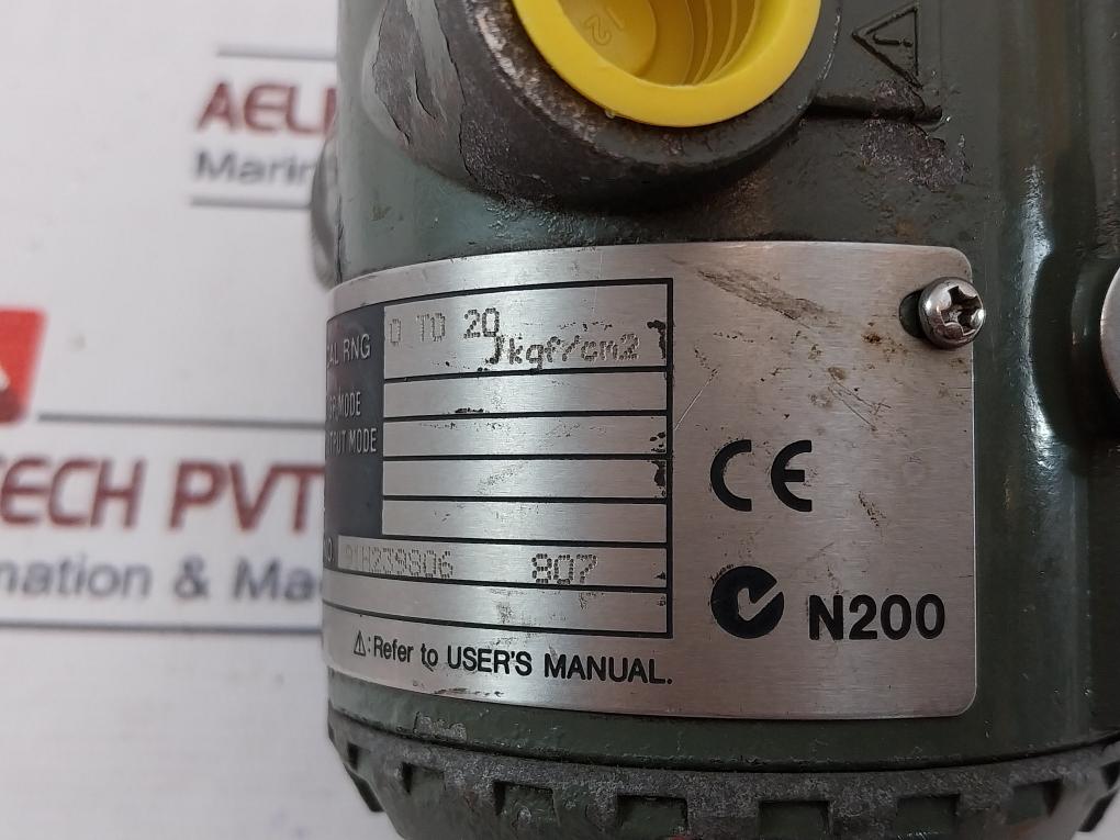 Yokogawa Eja530A Gauge Pressure Transmitter Output 4-20Ma Dc