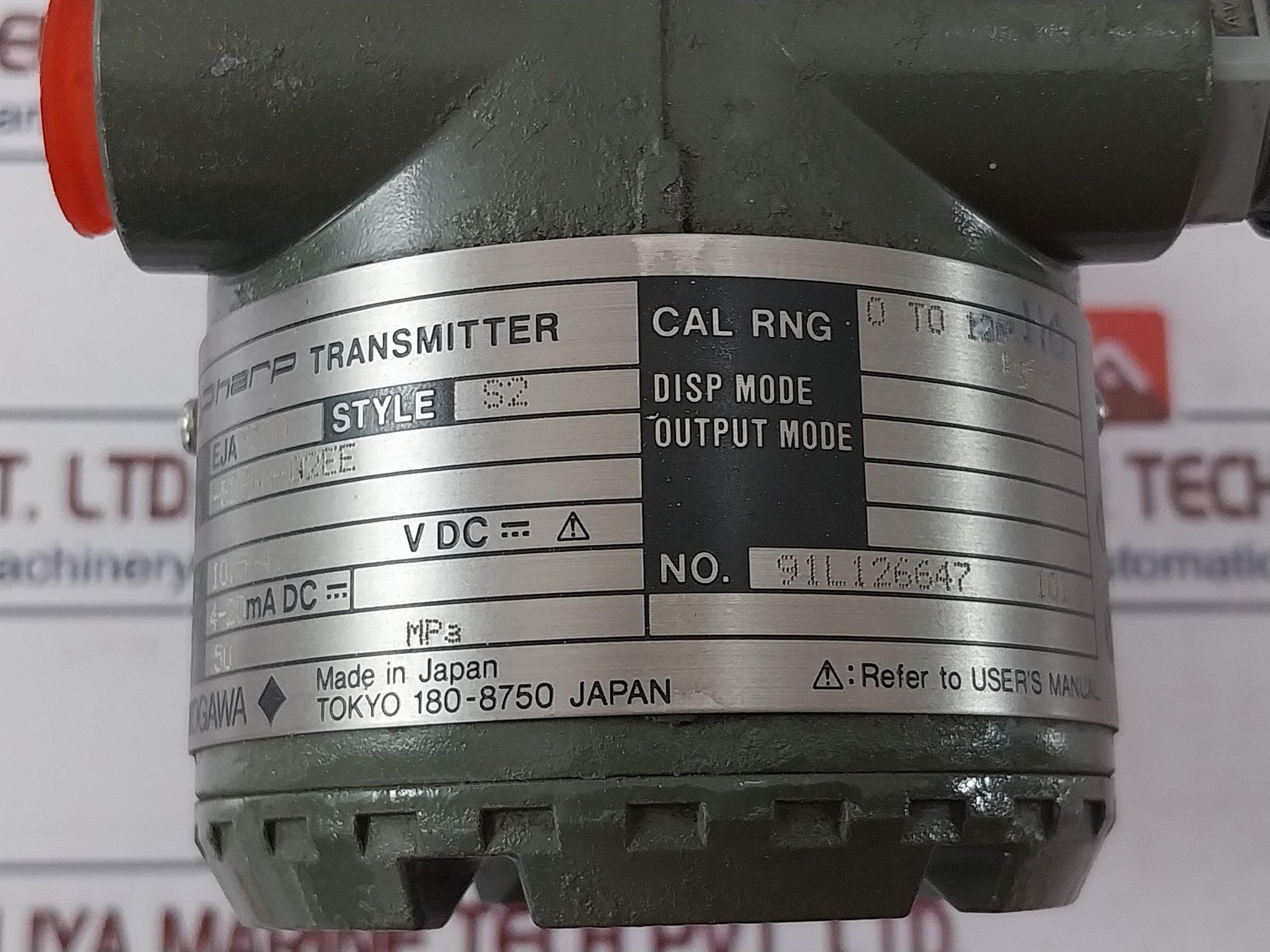 Yokogawa Eja530a Dp Hart Transmitter 10.5-42 V Dc