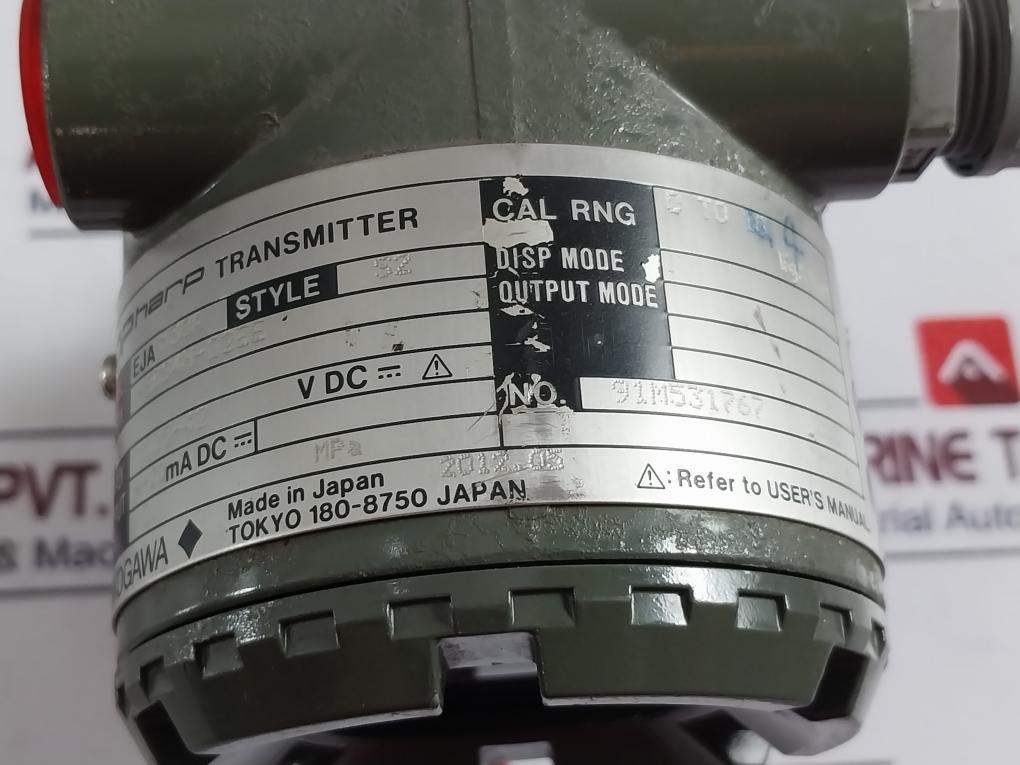 Yokogawa Eja 530a Dpharp Transmitter 10.5-42 Vdc---