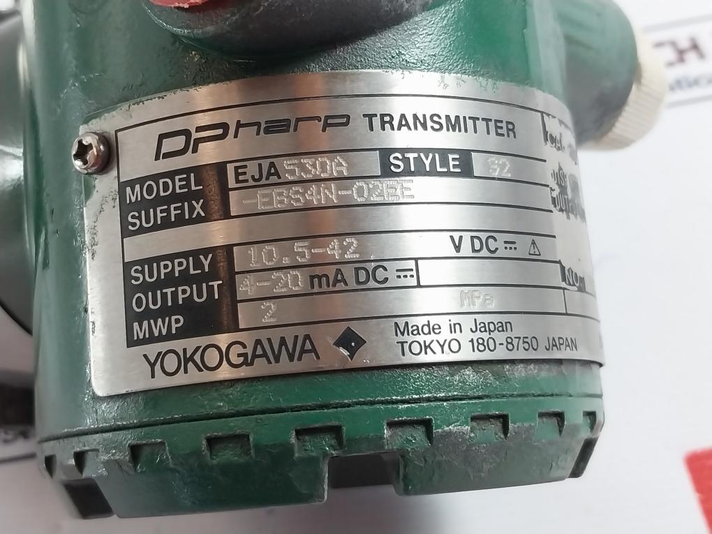 Yokogawa Eja530a Dpharp Transmitter 10.5-42 Vdc---