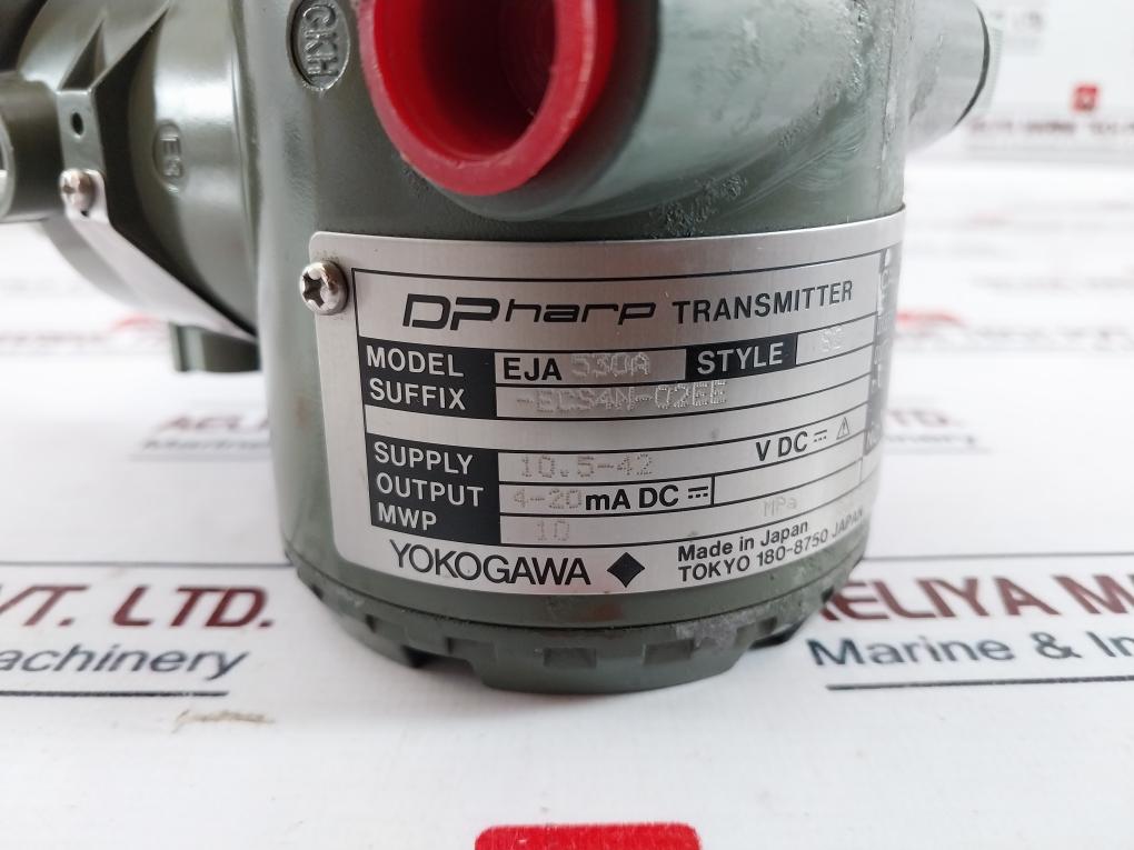 Yokogawa Eja 530a Dpharp Transmitter 1/2 Npt 10mpa