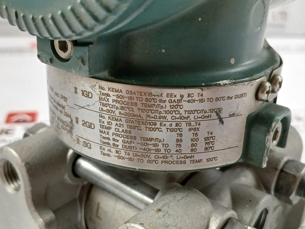 Yokogawa Ejx430A Dpharp Gauge Pressure Transmitter 4-20Madc 0-3Kgf/Cm2 Ip66 Ip67