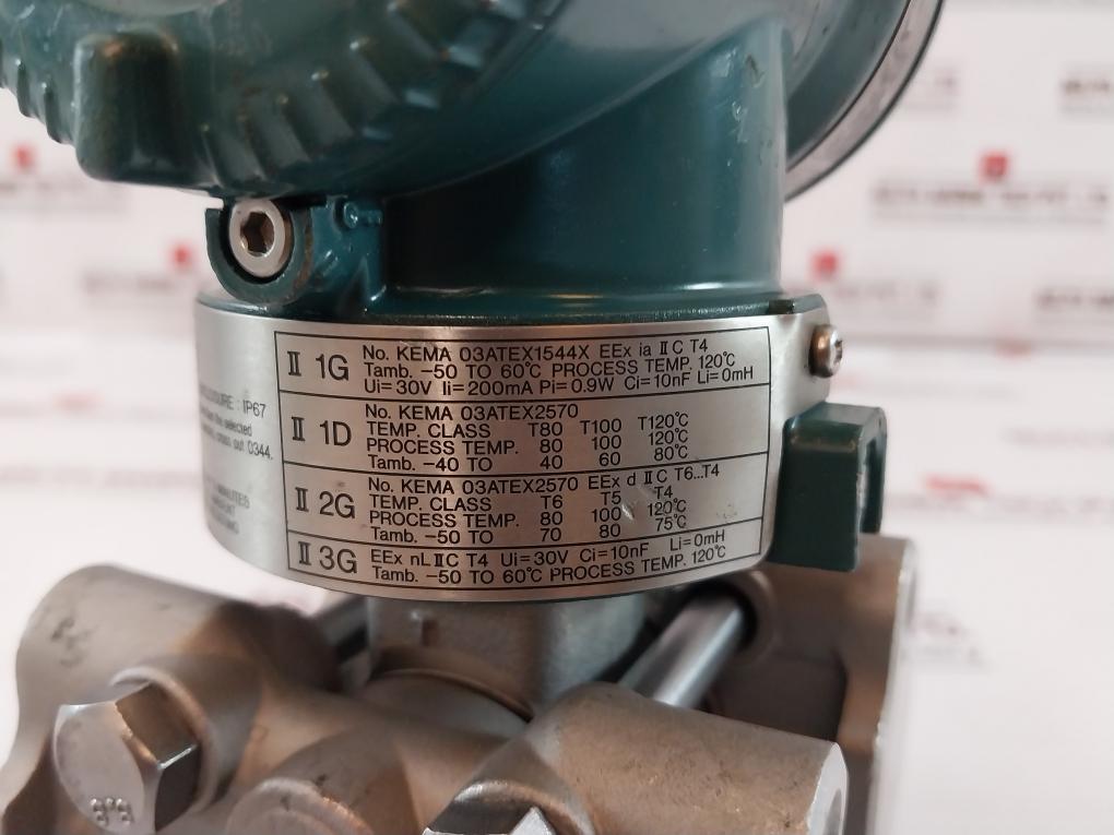 Yokogawa Ejx 430A Pressure Gauge Transmitter 200Ma 30V 0.5 Mpa 10Nf