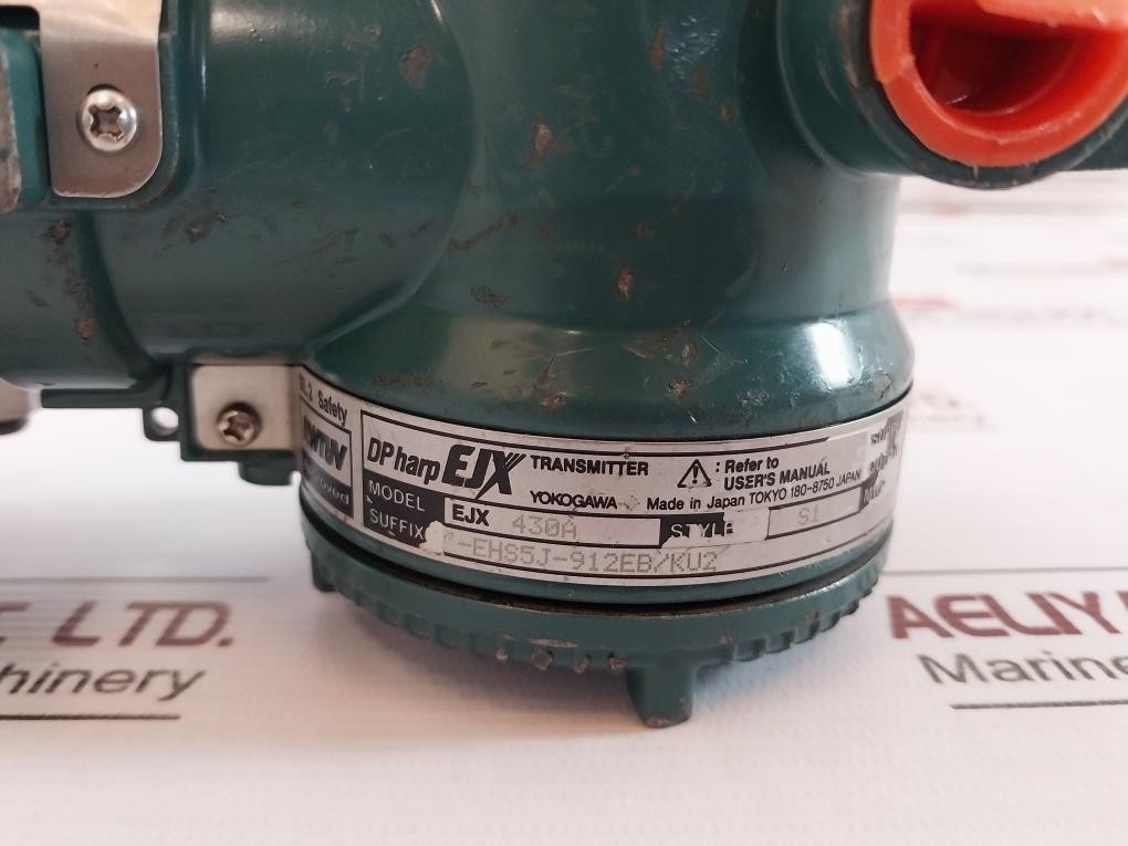 Yokogawa Ejx 430A Pressure Gauge Transmitter 200Ma 30V 0.5 Mpa 10Nf