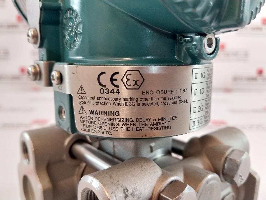 Yokogawa Ejx 430A Pressure Gauge Transmitter 200Ma 30V 0.5 Mpa 10Nf