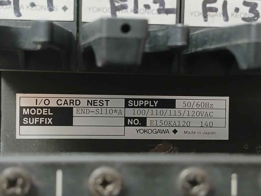 Yokogawa End-s110*A I/O Card Nest Unit Rack Module 50/60Hz Mac2