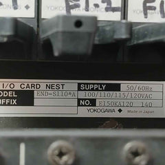 Yokogawa End-s110*A I/O Card Nest Unit Rack Module 50/60Hz Mac2