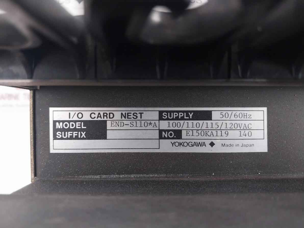 Yokogawa End-s110*a I/o Card Nest Rack Module Mac2 Nc4 Ps31 S9310aq-05